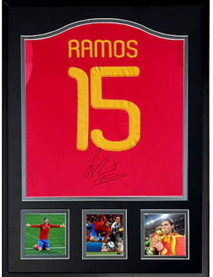 Sanwei Sergio Ramos Signed 2010 World Cup Spain Jersey with SA Cert Framed Fan Edition SW23Q4204 Buy Sanwei Sergio Ramos Signed 2010 World Cup Spain Jersey with SA Cert Framed Fan Edition SW23Q4204