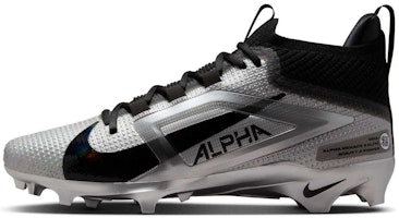 Saquon Barkley x Nike Alpha Menace 4 Elite 'Black Metallic Silver' IF0112-001 Saquon Barkley x Nike Alpha Menace 4 Elite 'Black Metallic Silver' IF0112-001