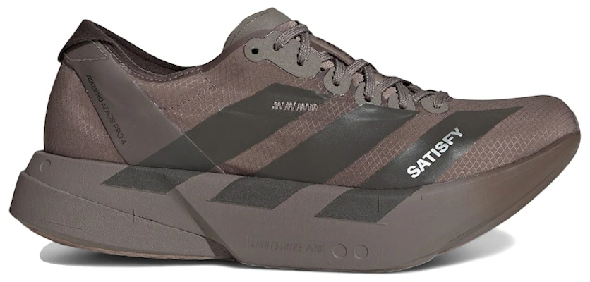 SATISFY x adidas Adizero Adios Pro 4 ''Cokelat Bumi'' KH8442 Buy SATISFY x adidas Adizero Adios Pro 4 ''Cokelat Bumi'' KH8442