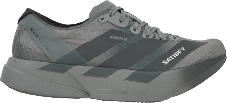 SATISFY x adidas Adizero Adios Pro 4 ''灰黑色'' KH8439 Buy SATISFY x adidas Adizero Adios Pro 4 ''灰黑色'' KH8439