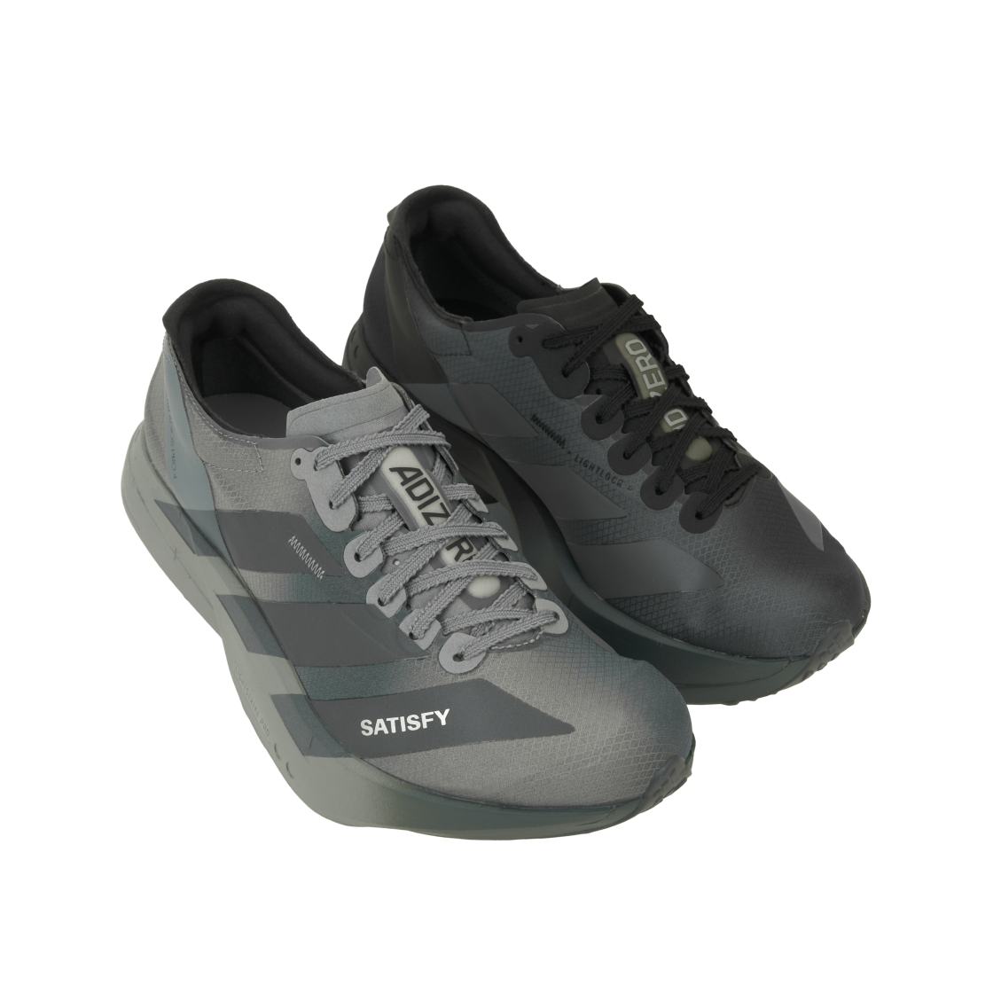 Purchase SATISFY x adidas Adizero Adios Pro 4 ''灰黑色'' KH8439