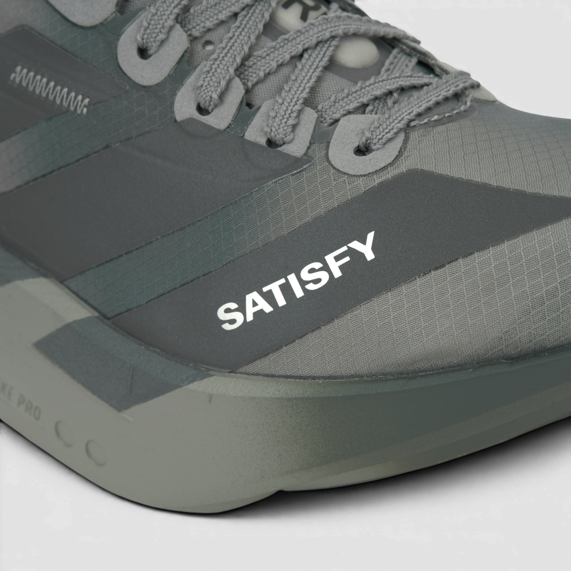 Cheap SATISFY x adidas Adizero Adios Pro 4 ''灰黑色'' KH8439