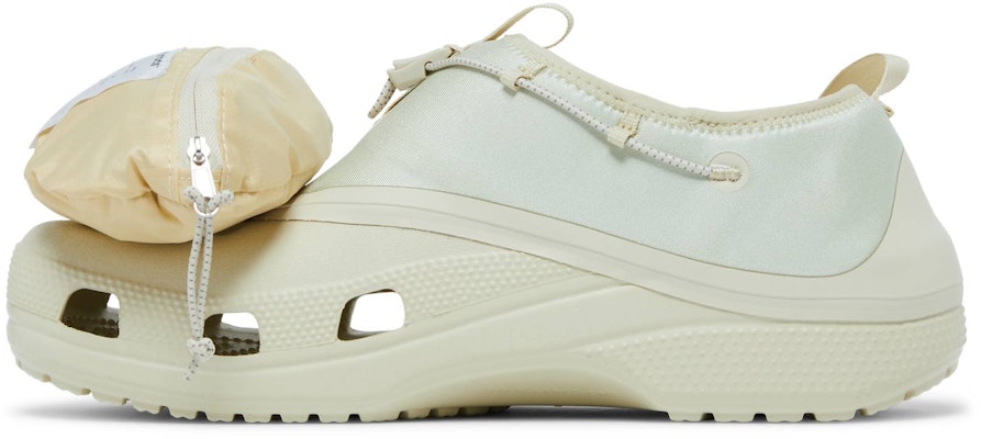 Satisfy x Crocs卡駱馳 經典洞洞鞋 防滑耐磨 運動涼鞋 男女同款 骨白 Lookbook Satisfy x Crocs卡駱馳 經典洞洞鞋 防滑耐磨 運動涼鞋 男女同款 骨白