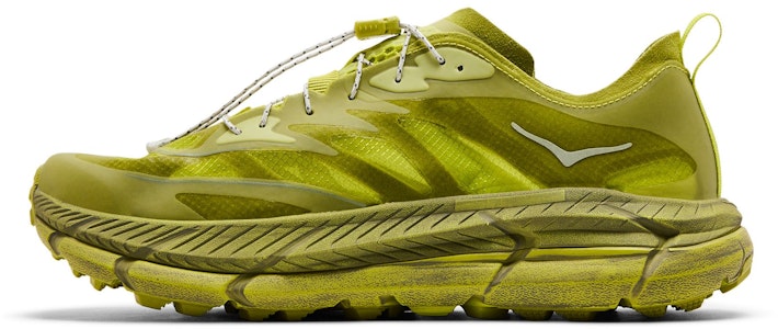 Satisfy x HOKA Mafate Speed 4 Lite 'Sulfur' Lari Pria Wanita 1157050-SLFR Lookbook Satisfy x HOKA Mafate Speed 4 Lite 'Sulfur' Lari Pria Wanita 1157050-SLFR