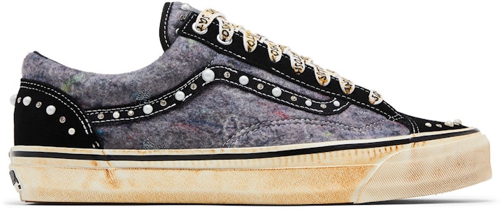 中本聰 x Vans Old Skool復刻款36 '斑駁灰移動毯' VN000DC0FNG Buy 中本聰 x Vans Old Skool復刻款36 '斑駁灰移動毯' VN000DC0FNG