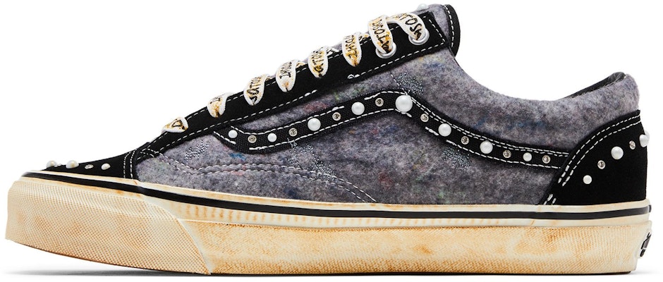 SATOSHI NAKAMOTO x Vans Old Skool Reissue 36 'Gris Manta Motas en Movimiento' VN000DC0FNG Lookbook SATOSHI NAKAMOTO x Vans Old Skool Reissue 36 'Gris Manta Motas en Movimiento' VN000DC0FNG