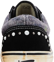 サトシ・ナカモト × バンズ オールドスクール リイシュー 36 'スぺックルド ムービング ブランケット グレー' VN000DC0FNG Sizing サトシ・ナカモト × バンズ オールドスクール リイシュー 36 'スぺックルド ムービング ブランケット グレー' VN000DC0FNG