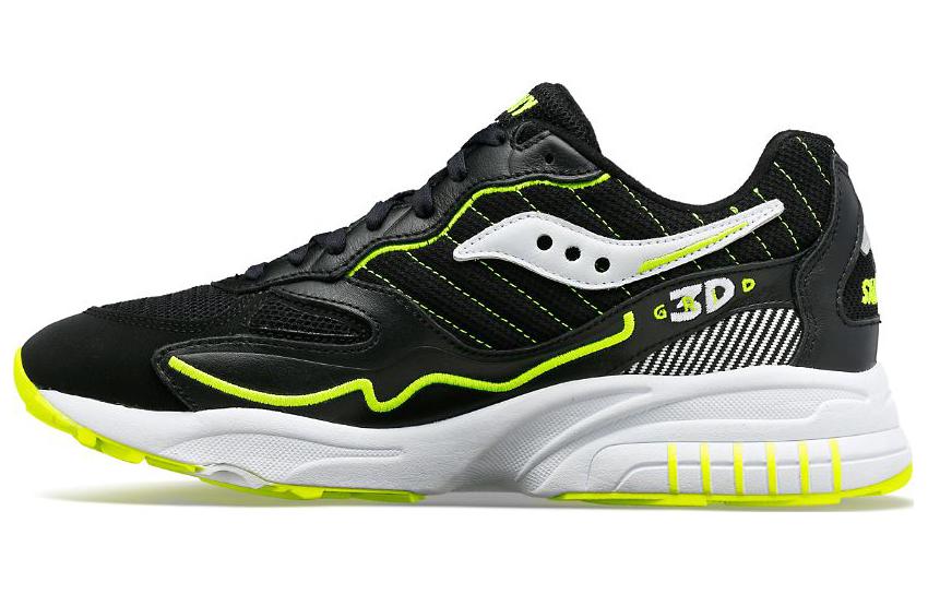 Saucony 3D Grid Hurricane 'Black White' S70646-6