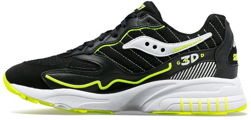 索康尼 3D 網格 颶風 防滑耐磨 低幫 跑步鞋 男款 白黃黑 Buy 索康尼 3D 網格 颶風 防滑耐磨 低幫 跑步鞋 男款 白黃黑