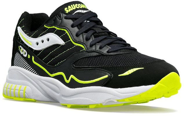 索康尼 3D 網格 颶風 防滑耐磨 低幫 跑步鞋 男款 白黃黑 Lookbook 索康尼 3D 網格 颶風 防滑耐磨 低幫 跑步鞋 男款 白黃黑