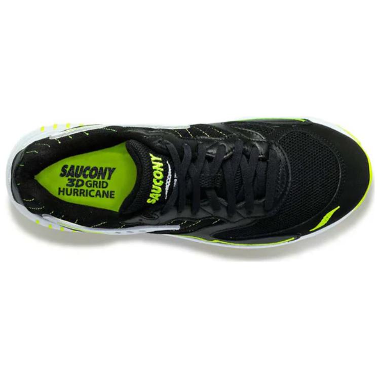 Shop 索康尼 3D 網格 颶風 防滑耐磨 低幫 跑步鞋 男款 白黃黑