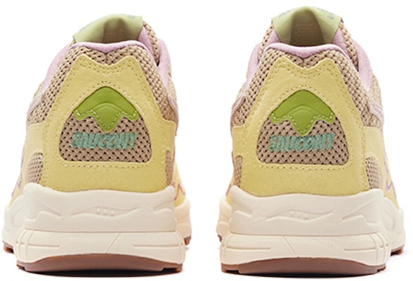 Saucony 3D 網格颶風 减震防滑 低筒 跑步鞋 男女款 黃色 Shop Saucony 3D 網格颶風 减震防滑 低筒 跑步鞋 男女款 黃色