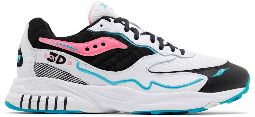 Saucony 3D Grid Hurricane 'Putih Hitam Pink' S70646-4 Buy Saucony 3D Grid Hurricane 'Putih Hitam Pink' S70646-4