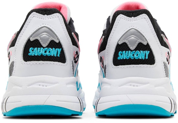 Saucony 3D Grid Hurricane 'Putih Hitam Pink' S70646-4 Details for Saucony 3D Grid Hurricane 'Putih Hitam Pink' S70646-4