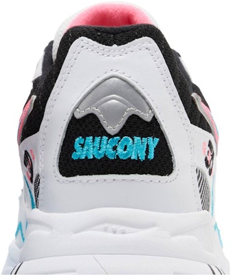 Saucony 3D Grid Hurricane 'Putih Hitam Pink' S70646-4 Sizing Saucony 3D Grid Hurricane 'Putih Hitam Pink' S70646-4