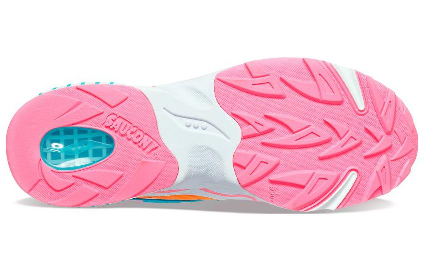 Shop 聖康尼 3D 網格 強風 防滑耐磨 低幫 跑步鞋 男款 白橙黑