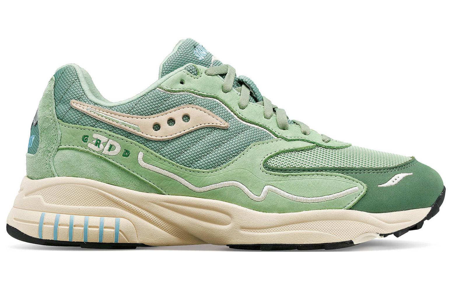 Order Saucony 3D Grid Hurricane Premium 'Verde Crema' S70670-7