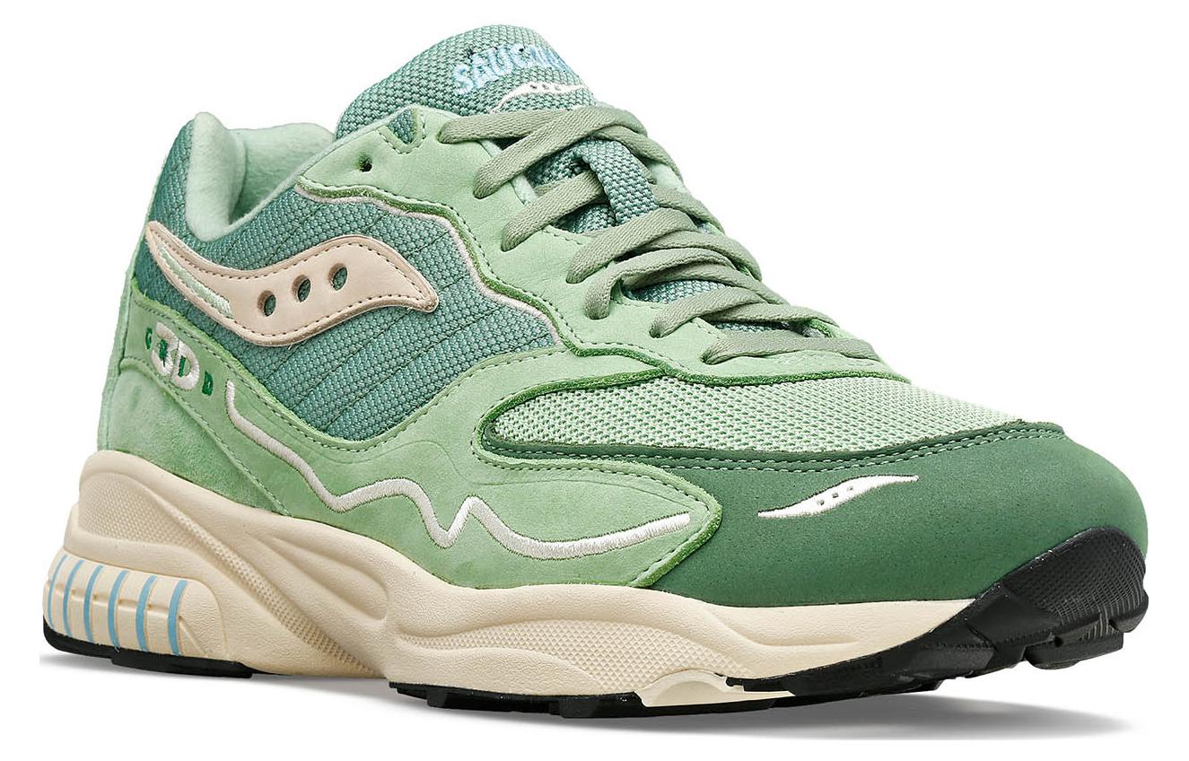 Lookbook Saucony 3D Grid Hurricane Premium 'Verde Crema' S70670-7