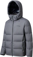 Saucony Insulated Hooded Down Jacket Cold Iron Gray - Outdoor & Windproof. SC2230048B-GR06 Saucony Insulated Hooded Down Jacket Cold Iron Gray - Outdoor & Windproof. SC2230048B-GR06