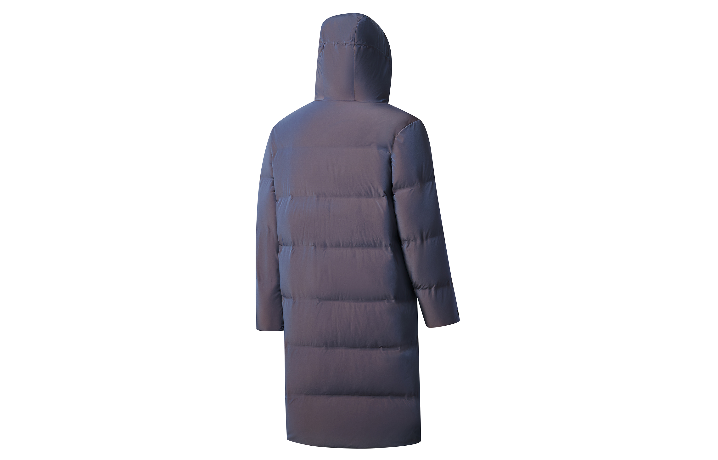 Lookbook Saucony Jaket Panjang Loose Down - Iridescent Blue Lengan Panjang SC2230050B-DA04