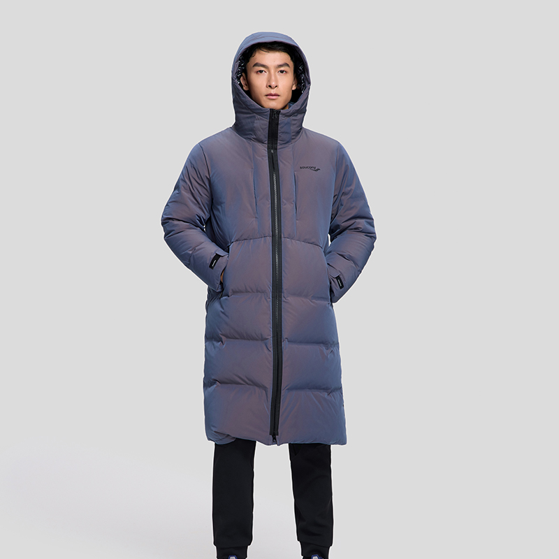 Shop Saucony Jaket Panjang Loose Down - Iridescent Blue Lengan Panjang SC2230050B-DA04