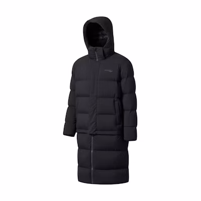 Saucony Mid-Length Long Sleeve Down Jacket Black SC2230049A-BK01