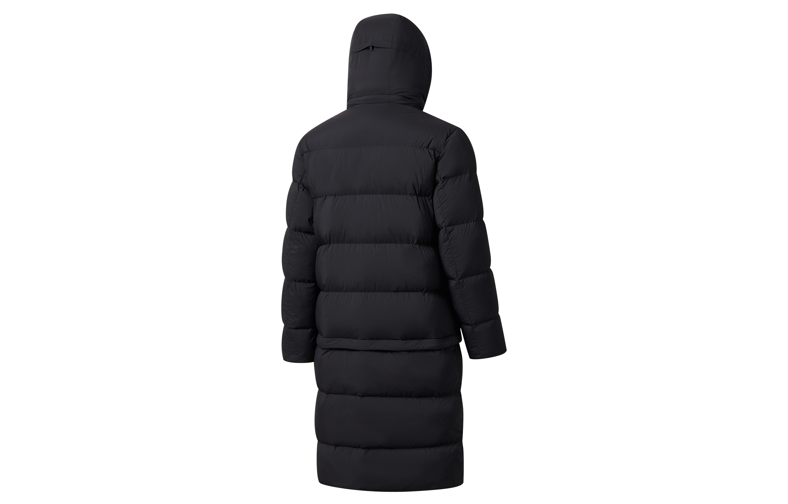 Lookbook Saucony 中長版長袖羽絨外套 黑色 SC2230049A-BK01