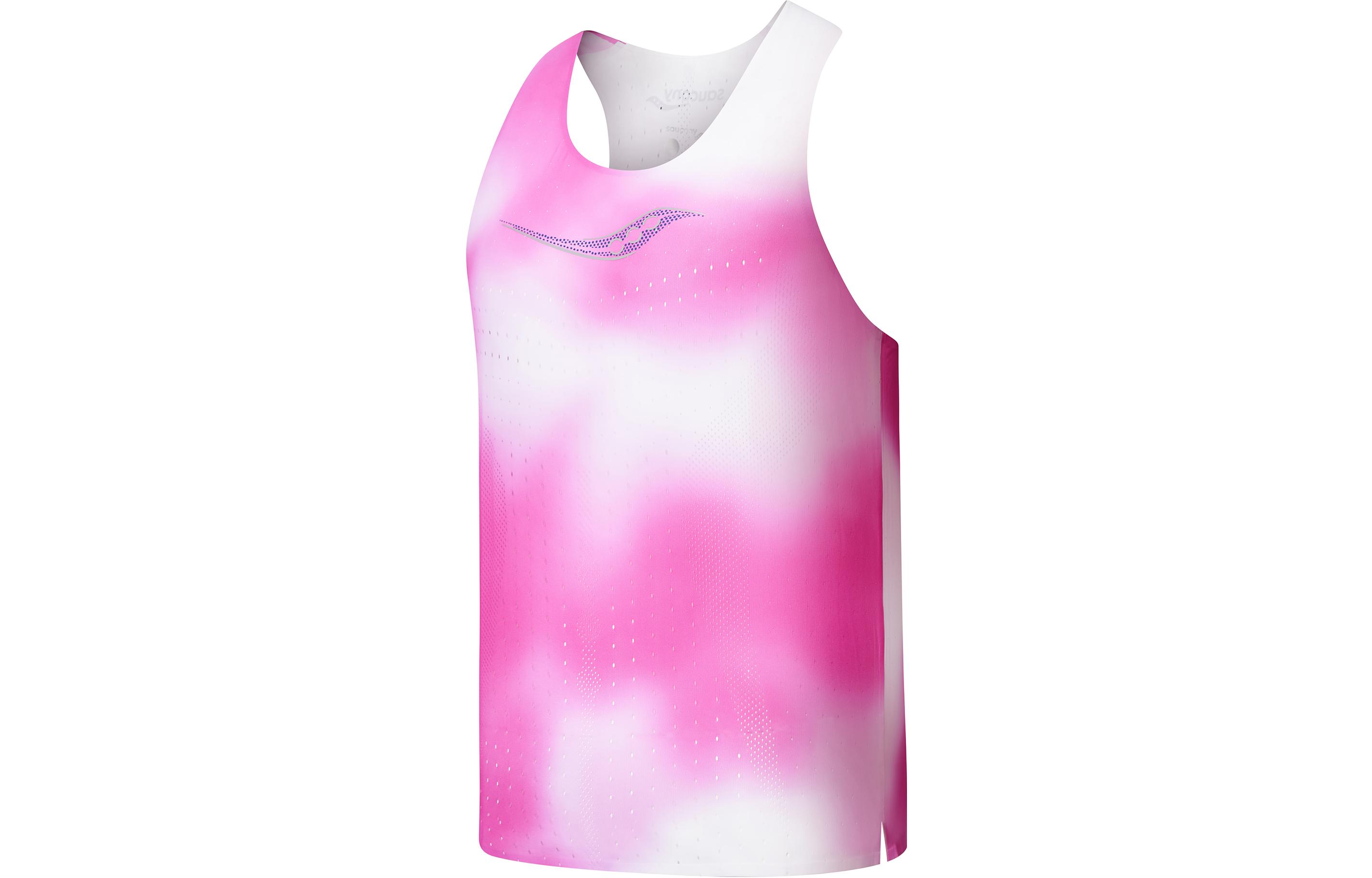 Saucony  Red Sleeveless Running Vest - Lightweight, Breathable, Moisture-Wicking SC2230110A-PR13