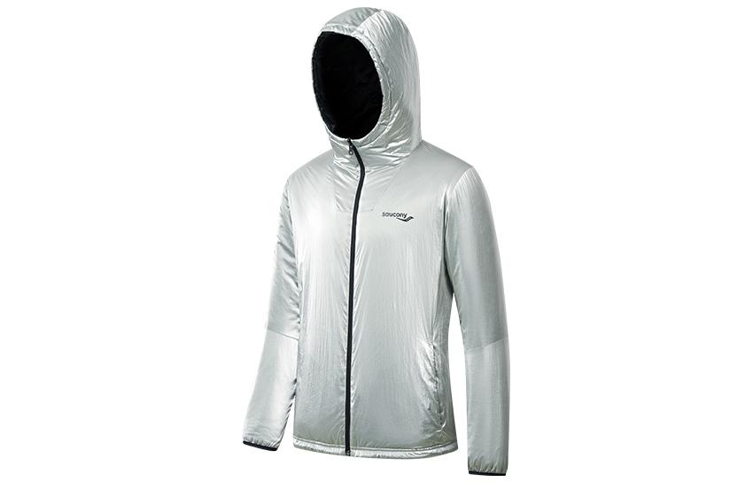 Saucony  Reversible Zip-Up Hoodie Jacket in Solid Silver. SC2230156A-MT01 圖 3