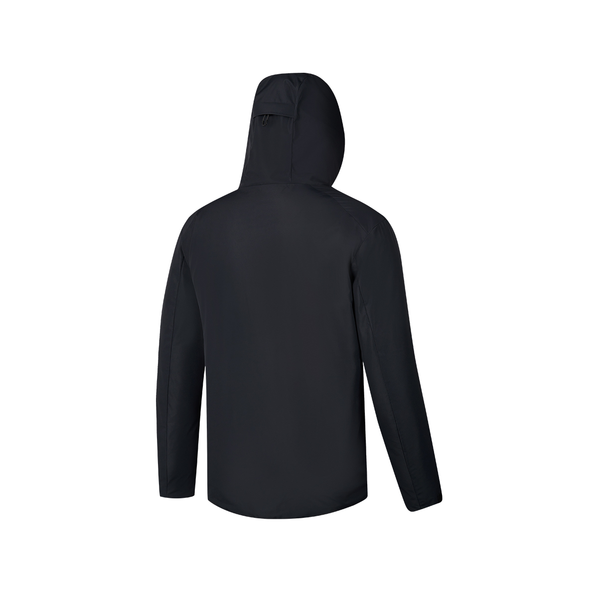 Lookbook Saucony 三層連帽羽絨外套 黑色休閒簡約風格 SC2240203AL-BK01