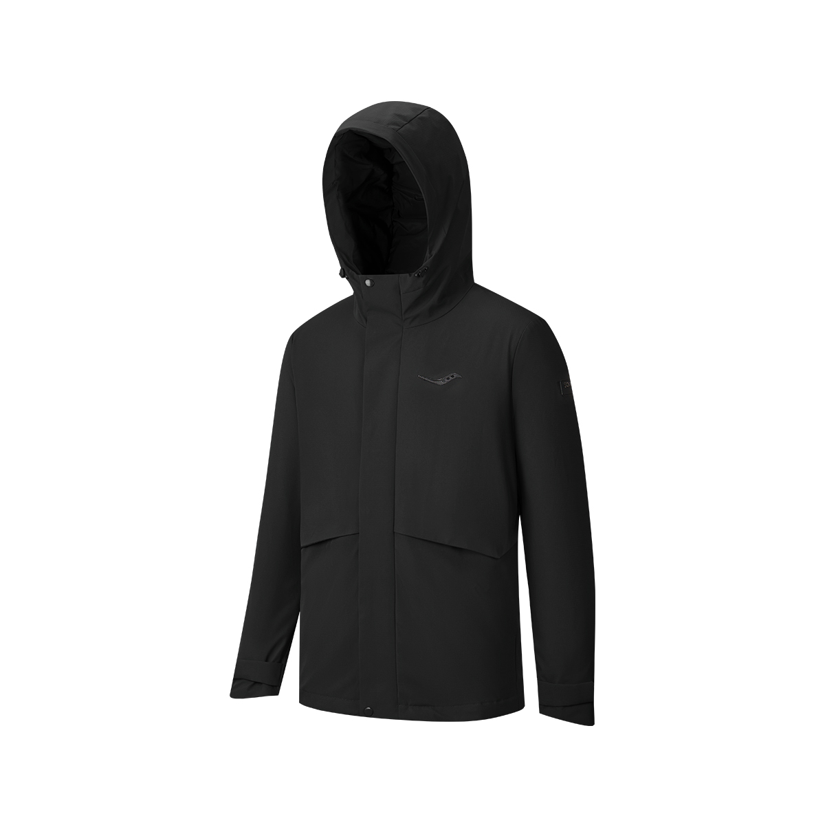 Saucony  Urban Commuter Thick Down Jacket - Solid Black. SC2240210A-BK01
