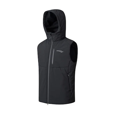 Saucony Urban Commuter Woven Solid Vest - Black SC2240192A-BK01