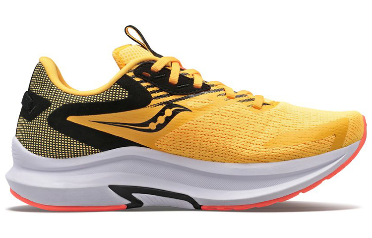 Order Saucony Axon 經典 低幫 跑步鞋 男款 黃黑色