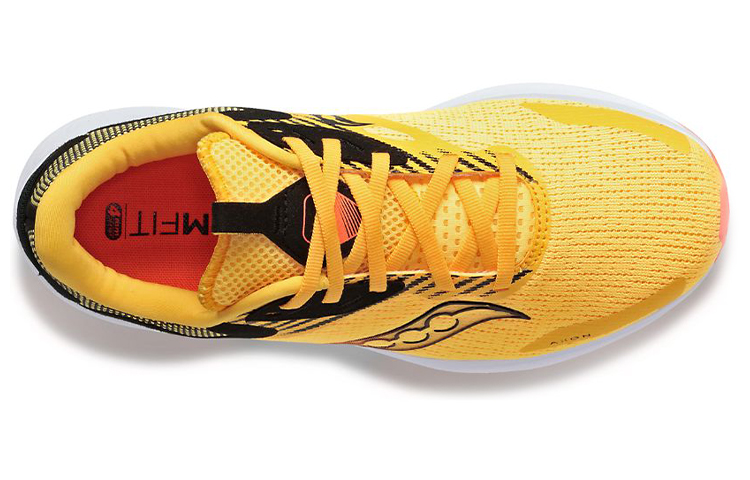 Lookbook Saucony Axon 經典 低幫 跑步鞋 男款 黃黑色