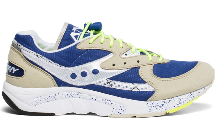 Order Saucony Aya 經典復古 低幫 跑步鞋 男款 灰藍白