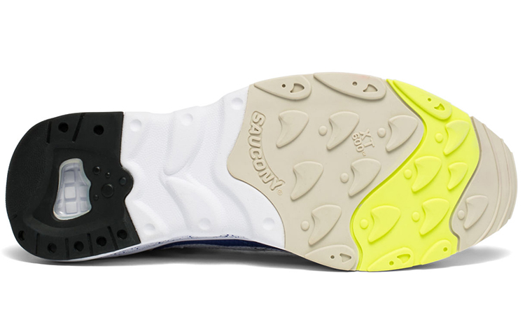Purchase Saucony Aya 經典復古 低幫 跑步鞋 男款 灰藍白