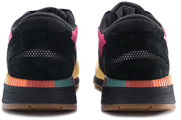 Saucony Azura 經典復古休閒 低幫 跑步鞋 男款 黑黃 Shop Saucony Azura 經典復古休閒 低幫 跑步鞋 男款 黑黃