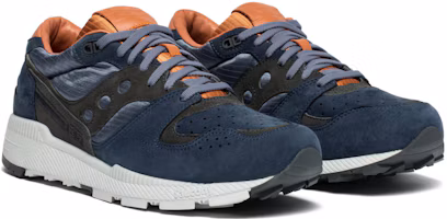 Lookbook Saucony 運動舒適百搭 減震耐磨 低幫 跑步鞋 男款 藍棕色
