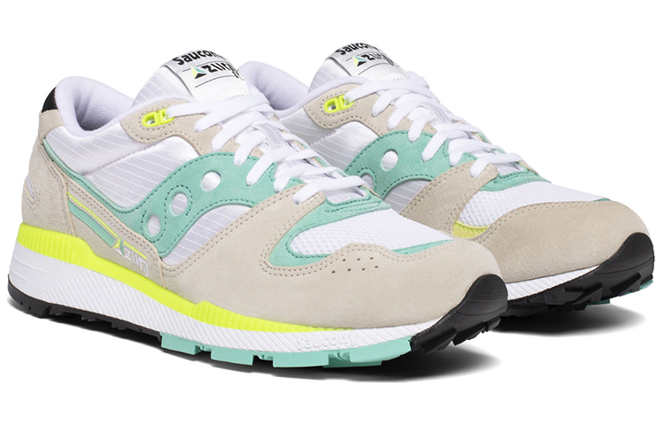 Lookbook Saucony Azura Cuero Premium 'Almond Seafoam' S70493-2