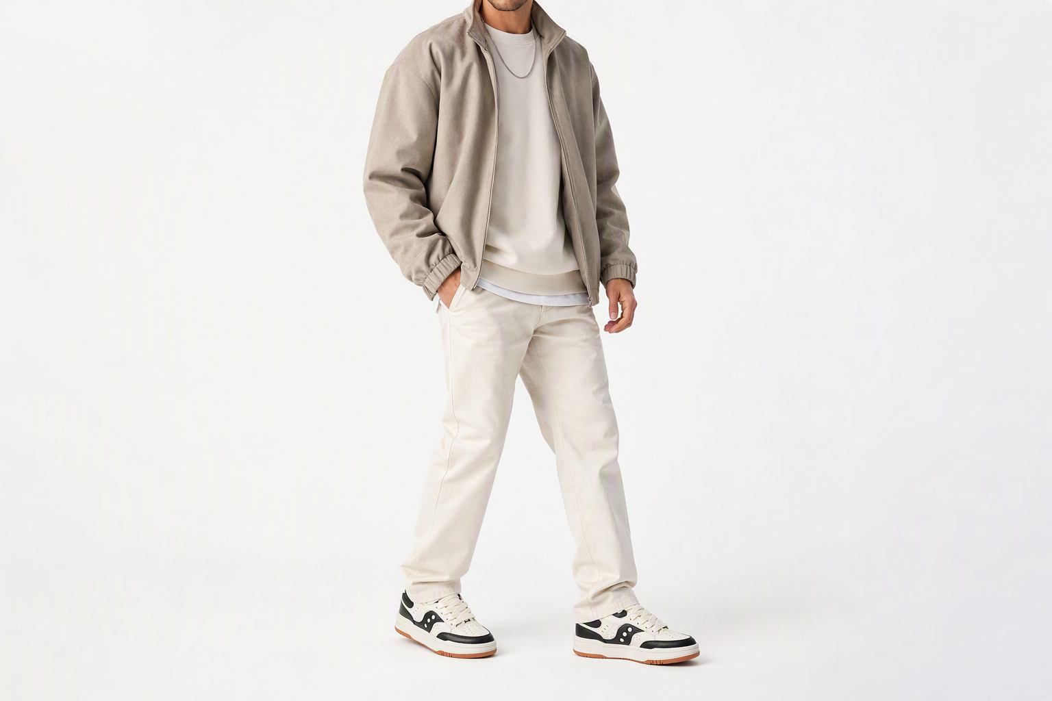Order Saucony Chilltime ''Beige Noir Bleu'' S79045-3