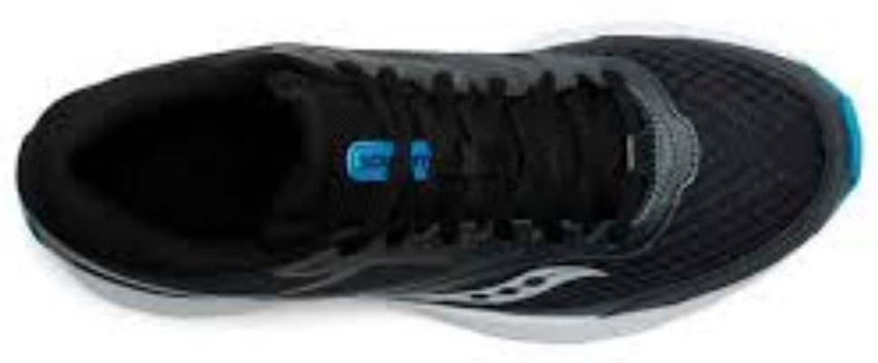 Saucony Cohesion 12 Rendah 'Hitam Biru' S20471-5 Shop Saucony Cohesion 12 Rendah 'Hitam Biru' S20471-5
