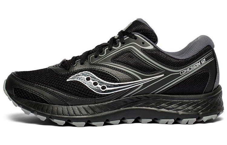 Saucony Cohesion 12 TR Black Grey 'Durable Low Top Trail Runner' S20475-1