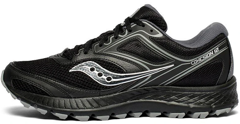 Saucony Cohesion 12 TR Black Grey 'Durable Low Top Trail Runner' S20475-1 Buy Saucony Cohesion 12 TR Black Grey 'Durable Low Top Trail Runner' S20475-1