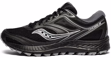Saucony Cohesion 12 TR Black Grey 'Durable Low Top Trail Runner' S20475-1 Saucony Cohesion 12 TR Black Grey 'Durable Low Top Trail Runner' S20475-1