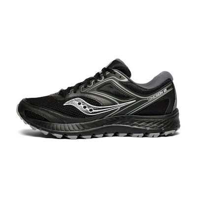 Saucony Cohesion 12 TR Black Grey 'Durable Low Top Trail RNNR'