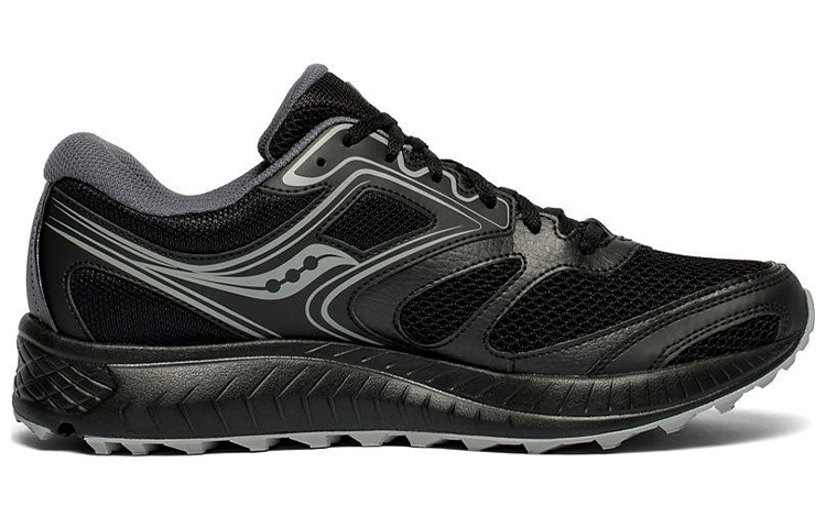 Order Saucony Cohesion 12 TR Black Grey 'Durable Low Top Trail Runner' S20475-1