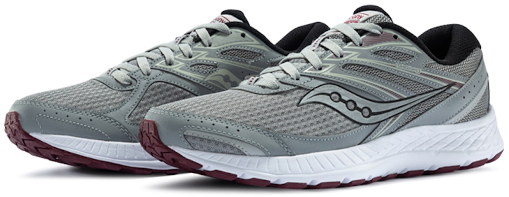 Saucony Cohesion 13 'Kasut Lari Tahan Lasak Kelabu Rendah' S20559-5 Lookbook Saucony Cohesion 13 'Kasut Lari Tahan Lasak Kelabu Rendah' S20559-5