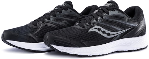 Saucony Cohesion 13 'Mesh Kasual Hitam Putih Lelaki Rendah' S20559-1 Lookbook Saucony Cohesion 13 'Mesh Kasual Hitam Putih Lelaki Rendah' S20559-1