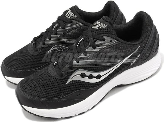 Saucony Cohesion 15 Wide 'Hitam Putih' S20702-05 Details for Saucony Cohesion 15 Wide 'Hitam Putih' S20702-05