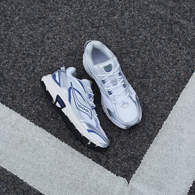 Saucony Cohesion 銀氛蔓 跑鞋 男女同款 白銀色 Cheap Saucony Cohesion 銀氛蔓 跑鞋 男女同款 白銀色